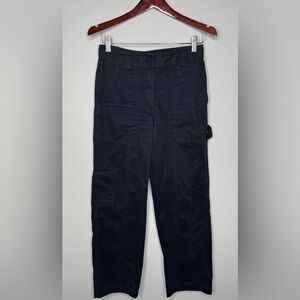 Sunday Best Aritzia Carpenter Utility Pants Cotton Size 6 Black Straight Leg‎